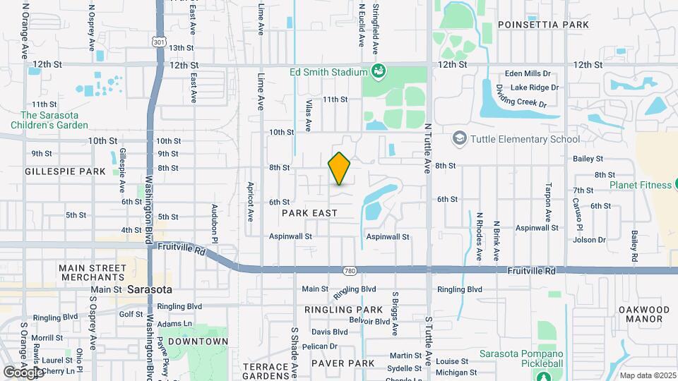 664 N Jefferson Ave Map and Location Details