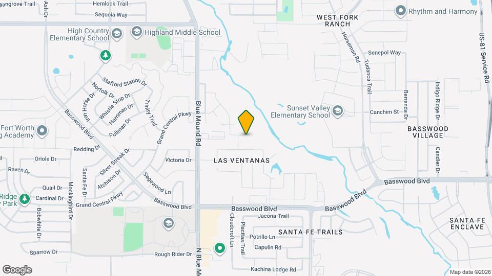 7305 Howling Coyote Ln Map and Location Details