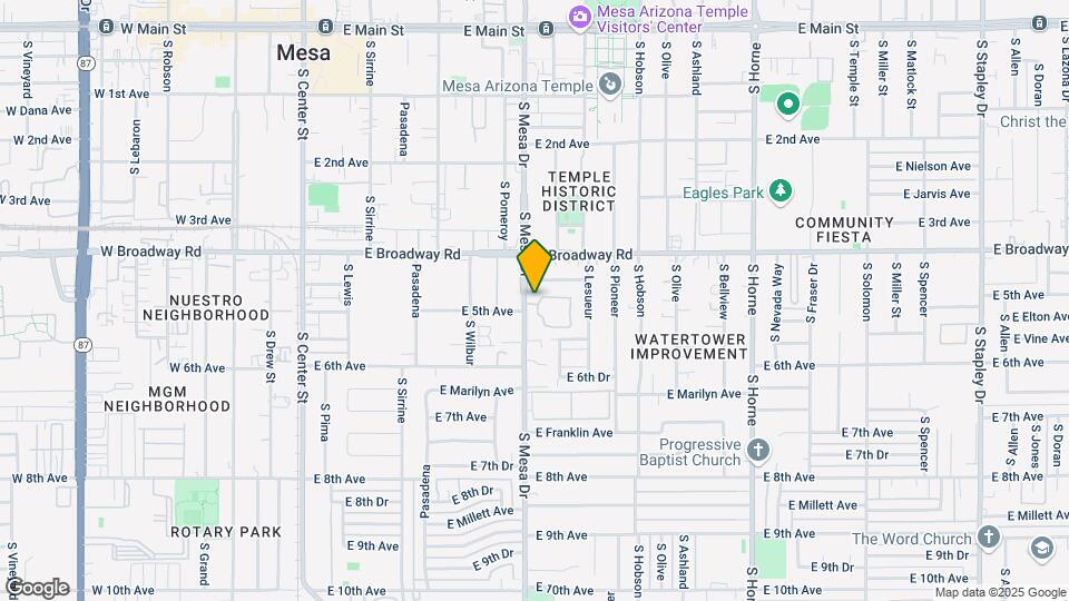 455 S Mesa Dr Map and Location Details