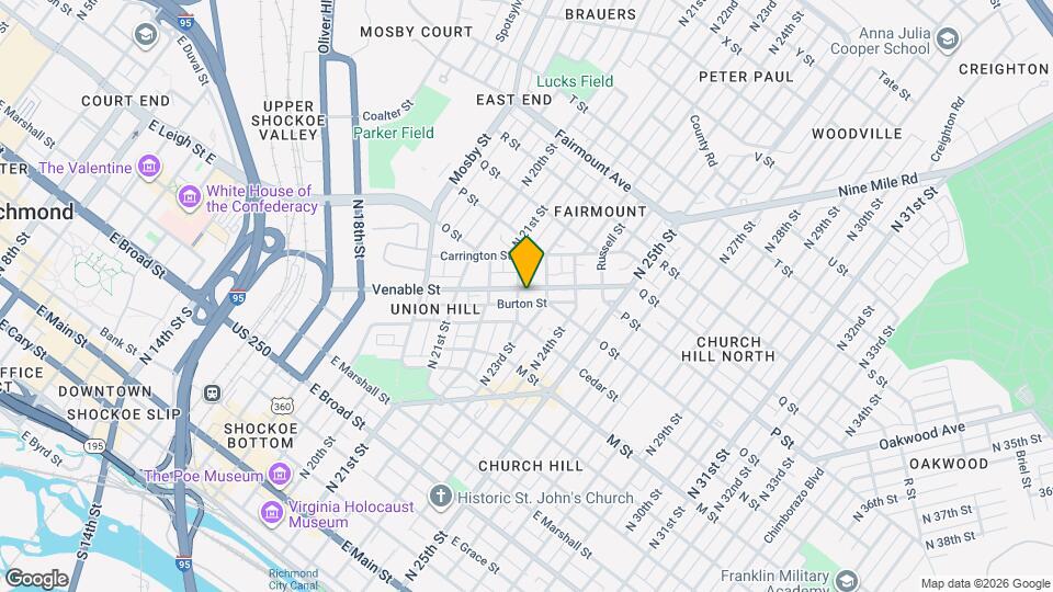 2225 Venable St Map and Location Details