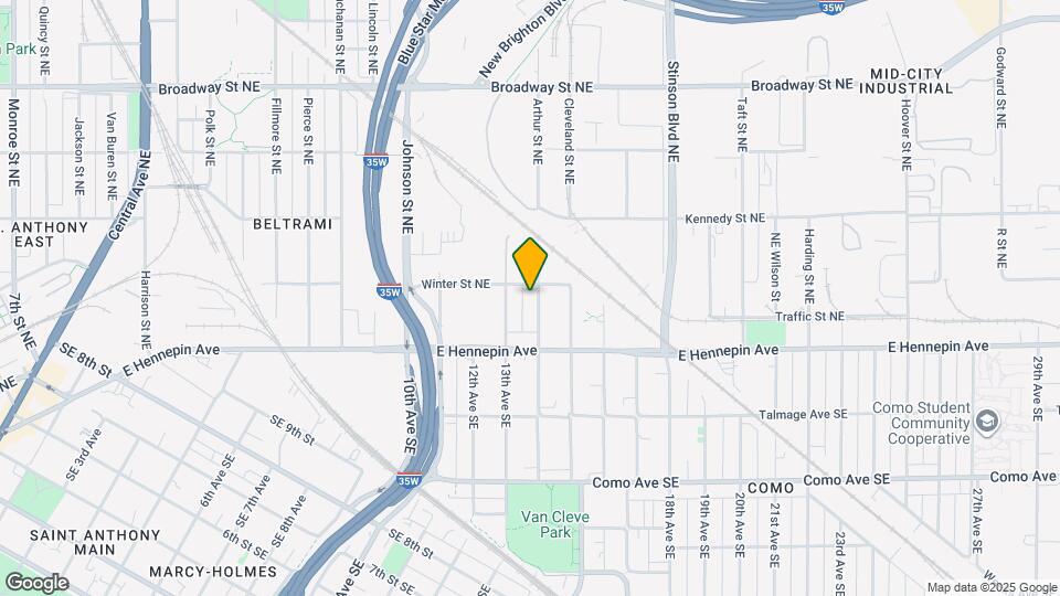 1169 14th Ave SE Map and Location Details