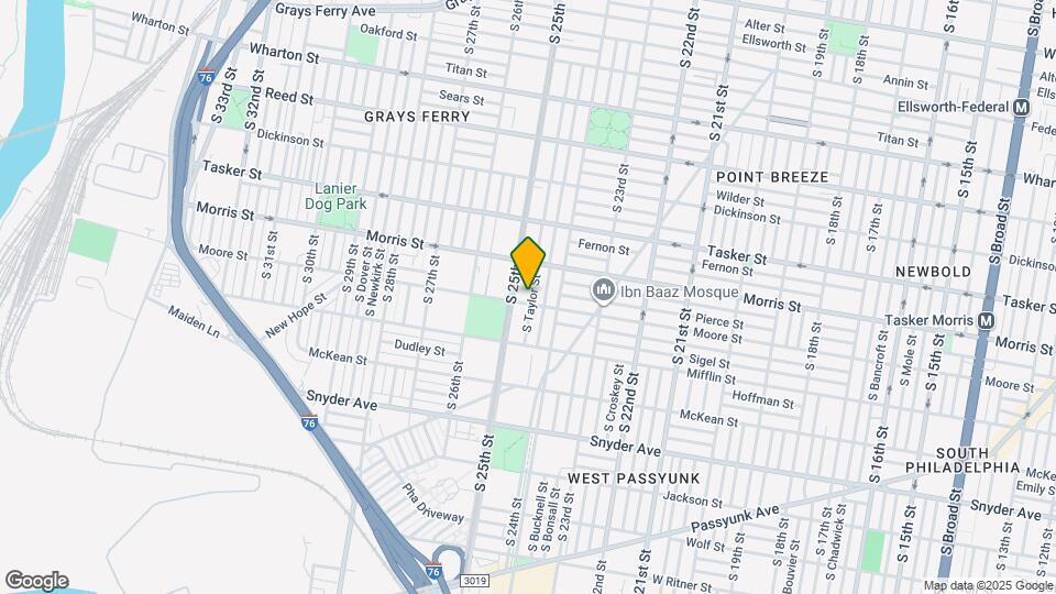 1748 S Taylor St Map and Location Details