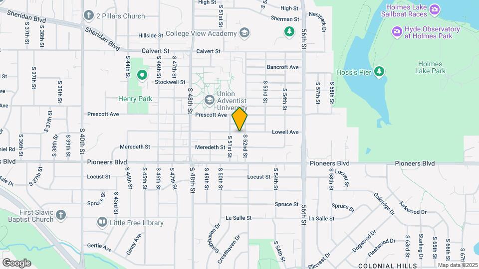 5131 Lowell Ave-Unit -2 Map and Location Details
