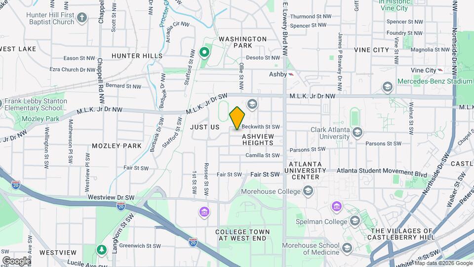 1033 Palmetto Ave SW Mapa y Detalles de la Ubicación