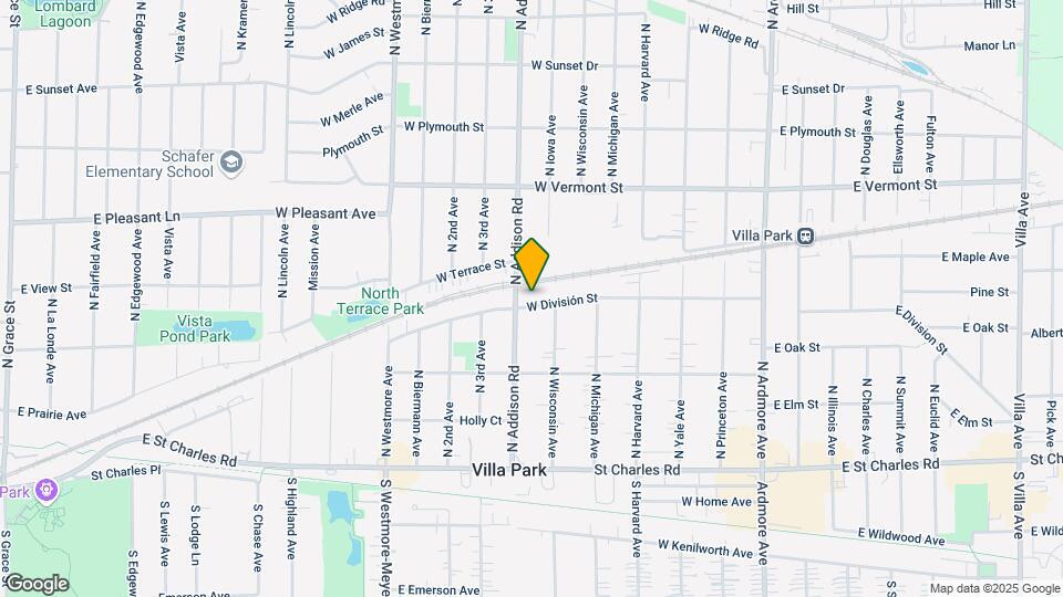 334 W Division St Map and Location Details