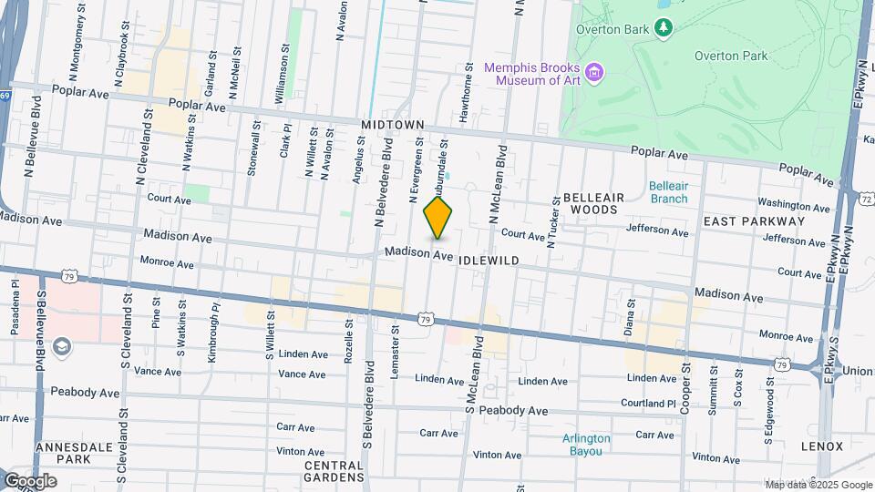14 N Auburndale St Map and Location Details
