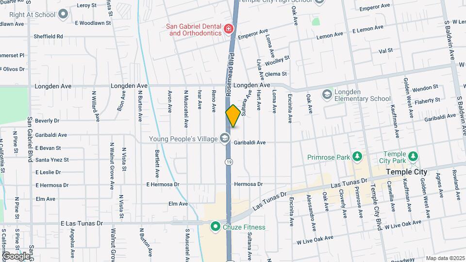 6132-6138 Rosemead Blvd Mapa y Detalles de la Ubicación