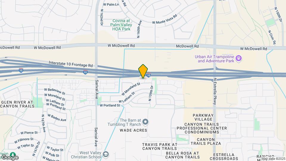 1254 N 159th Ln Map and Location Details