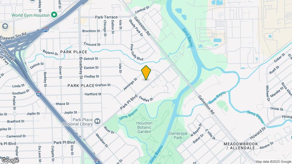 8345 Park Pl Blvd Mapa y Detalles de la Ubicación