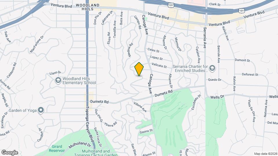 5033 Campo Rd Map and Location Details