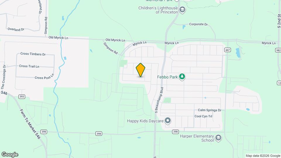 916 Grebe Dr Map and Location Details