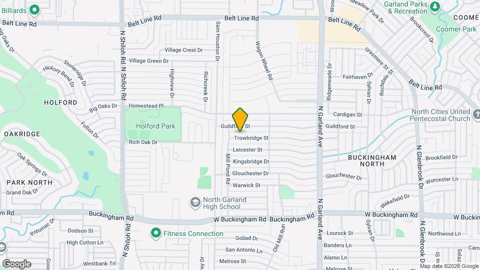 1809 Trowbridge St Map and Location Details