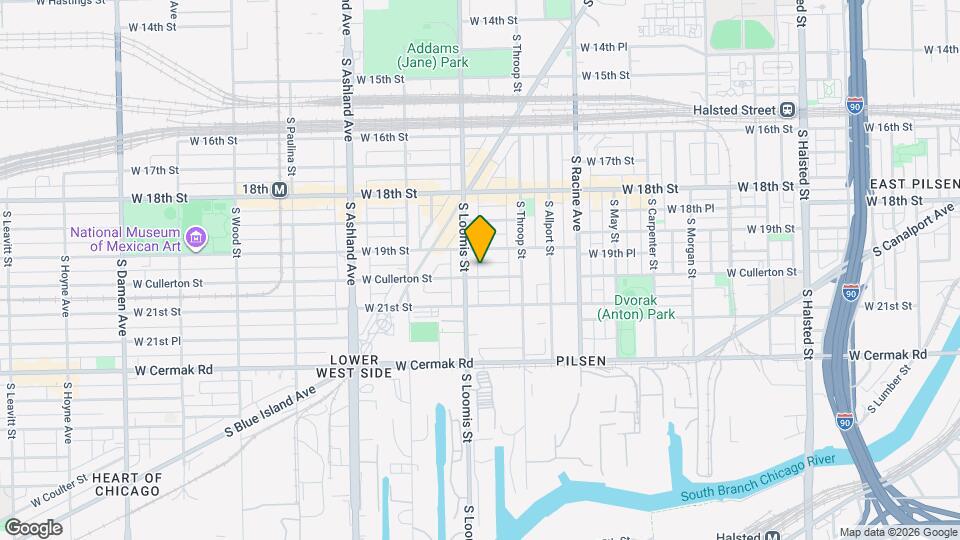 1346 W Cullerton St Map and Location Details