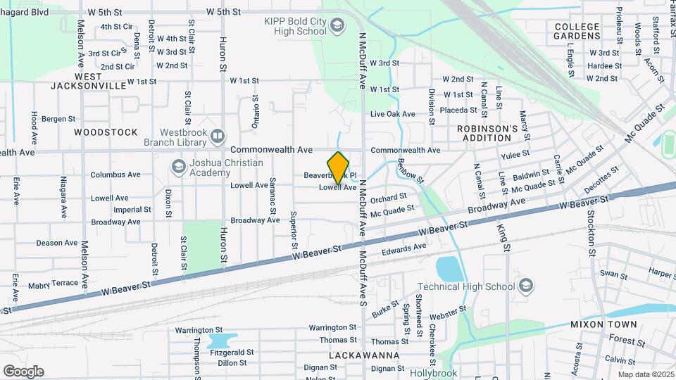 2546 Lowell Ave Map and Location Details