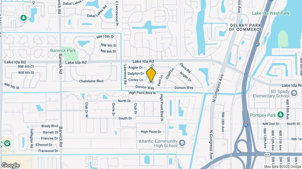 510 Coral Way Map and Location Details