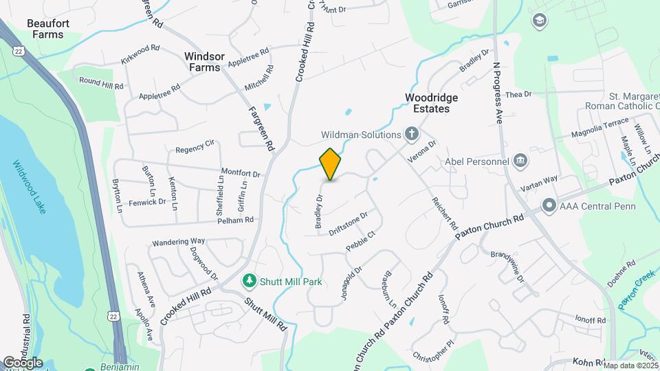 1771 Bradley Dr Map and Location Details