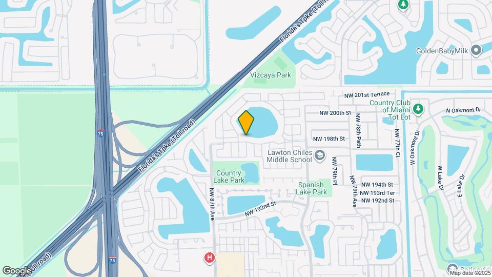 8481 NW 197th Terrace Map and Location Details