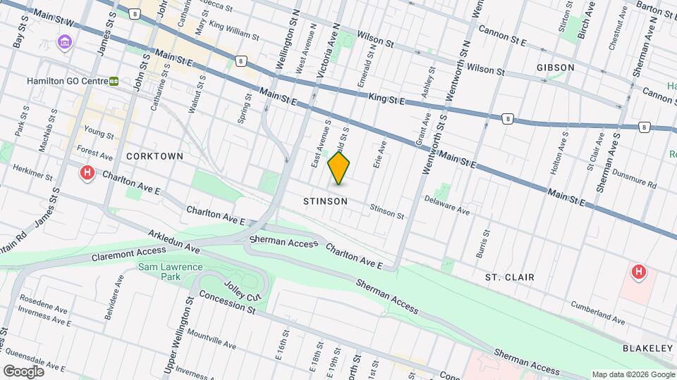 133 Stinson St Map and Location Details