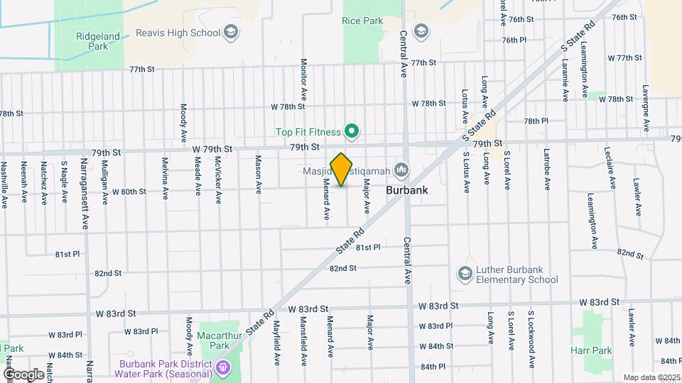 5735 W 80th St Map and Location Details