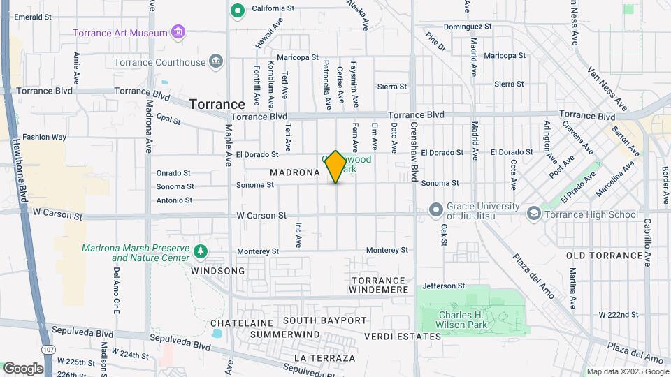 1609 Greenwood Ave Map and Location Details