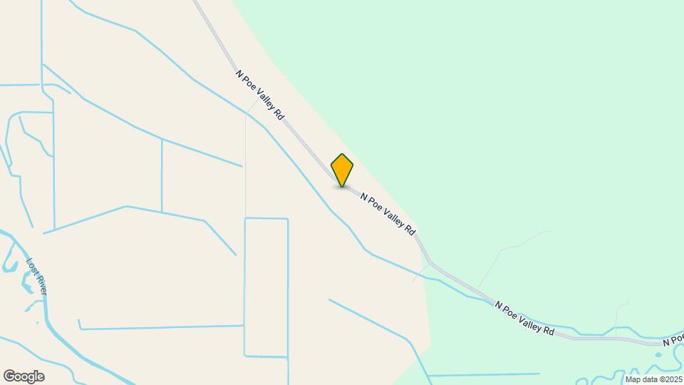 18704 N Poe Valley Rd Map and Location Details