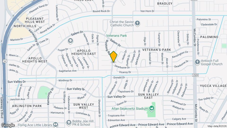 5101 Dearborne Dr Map and Location Details