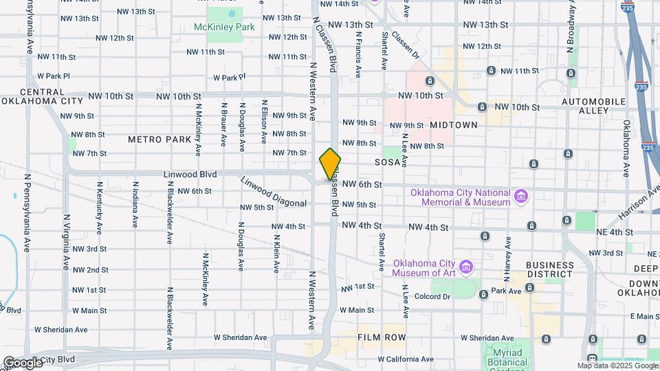 1008 NW 6th St Map and Location Details