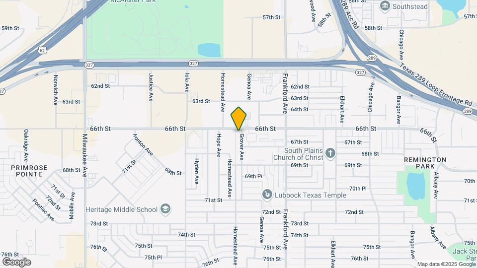 6604 Grover Ave-Unit -B Map and Location Details