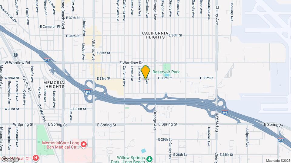 3277 Cerritos Ave Map and Location Details