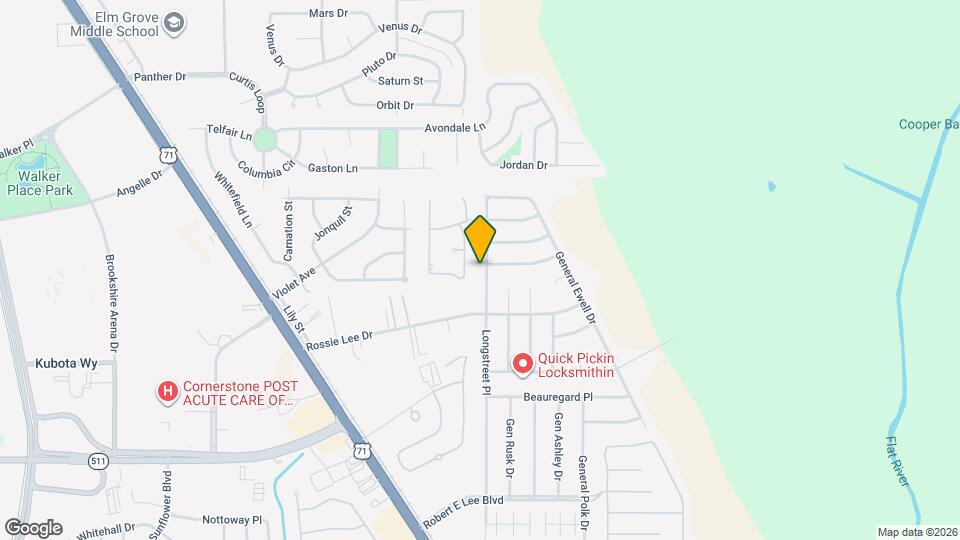 4700 Longstreet Pl Map and Location Details