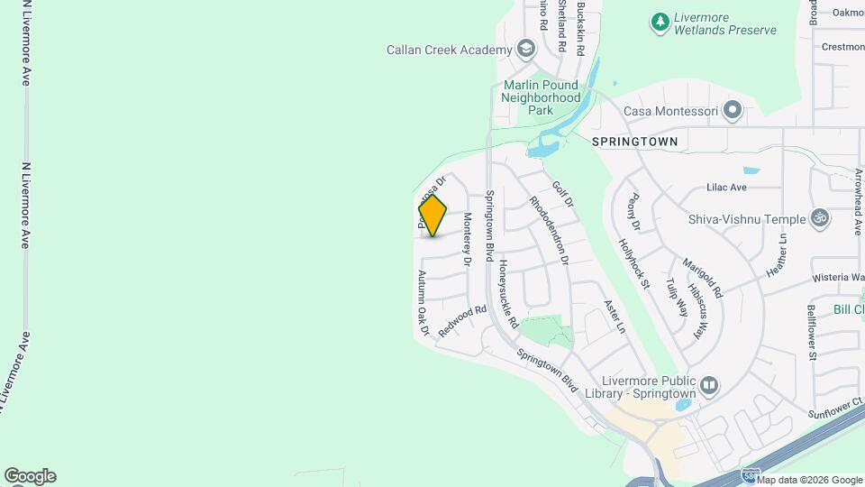 4117 Bristlecone Way Map and Location Details