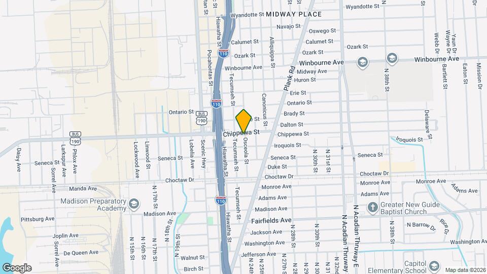 2745 Osceola St Map and Location Details