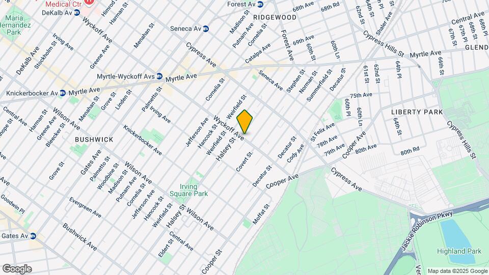 1003 Wyckoff Ave Map and Location Details