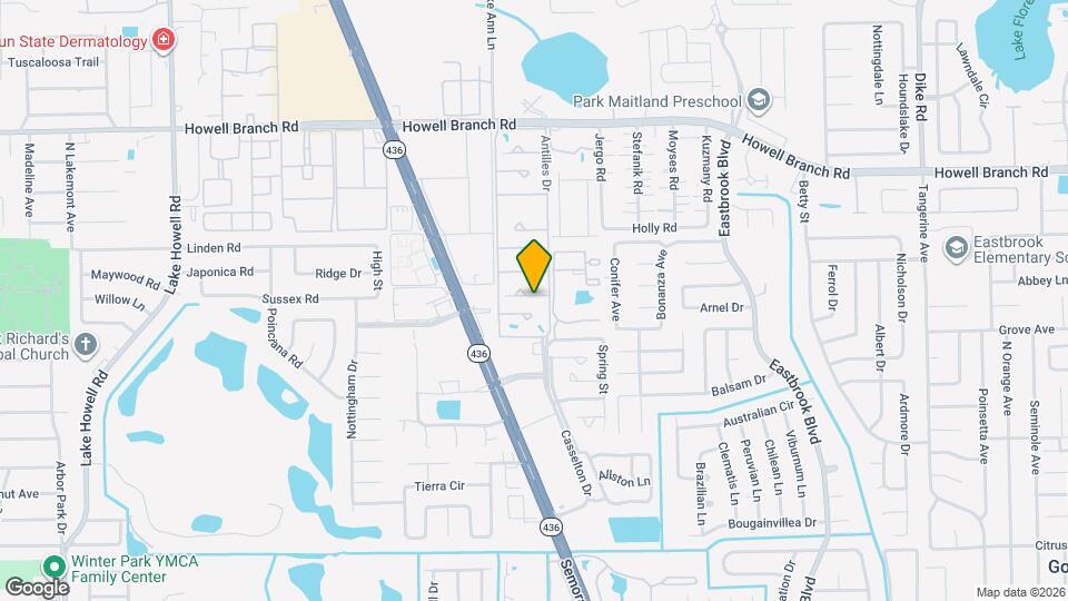 2344 Flamingo Way Map and Location Details