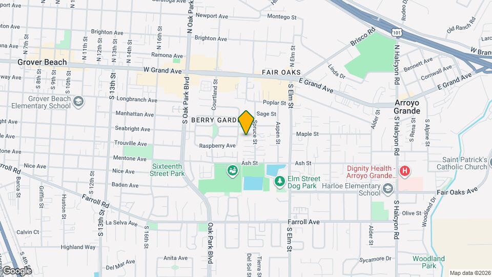 224 Spruce St Map and Location Details