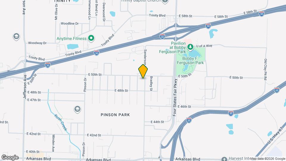 4903 Sanderson Ln Map and Location Details