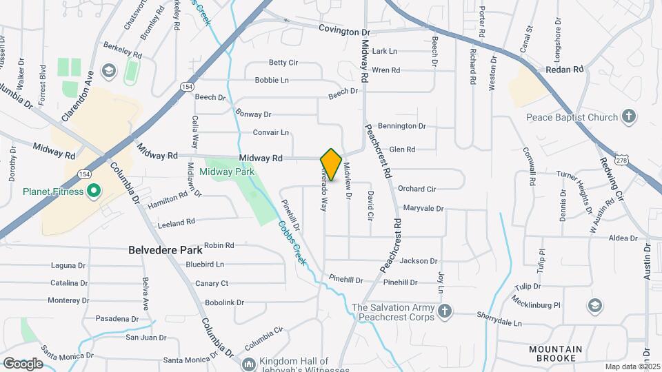 1368 Alverado Way Map and Location Details