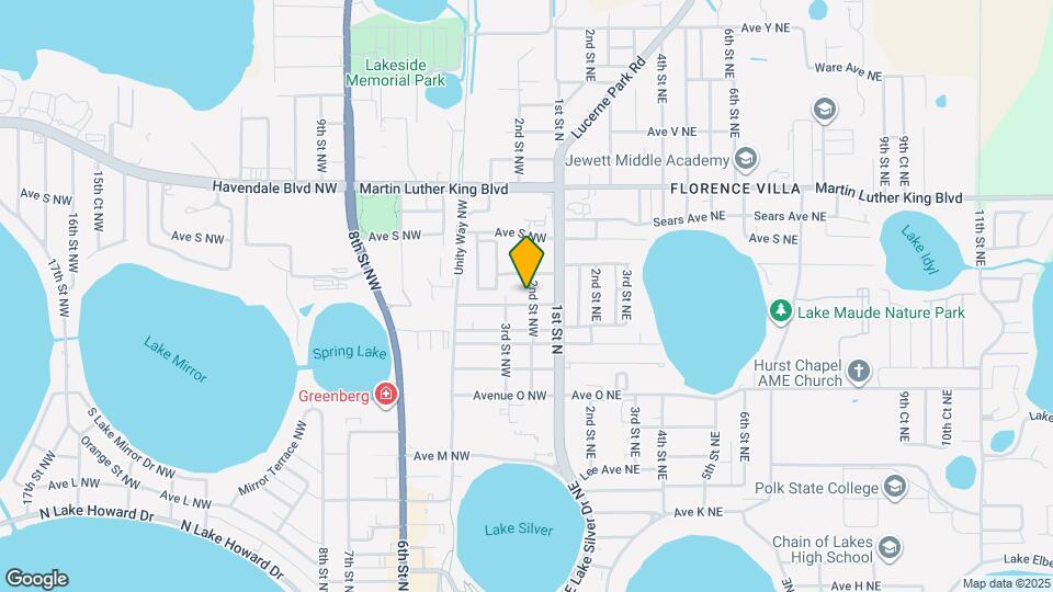 1733 2nd St NW Map and Location Details