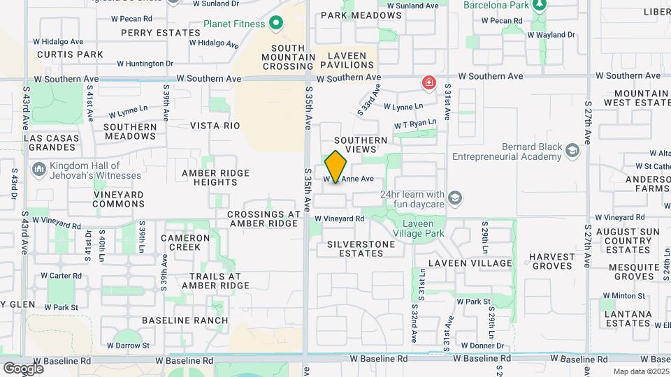 3416 W Apollo Rd Map and Location Details