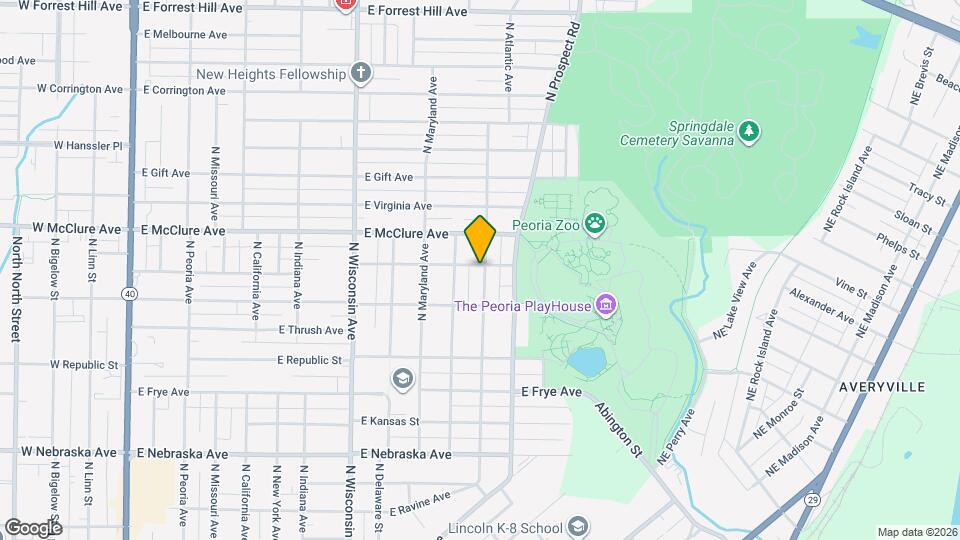 2327 N Atlantic Ave Mapa y Detalles de la Ubicación