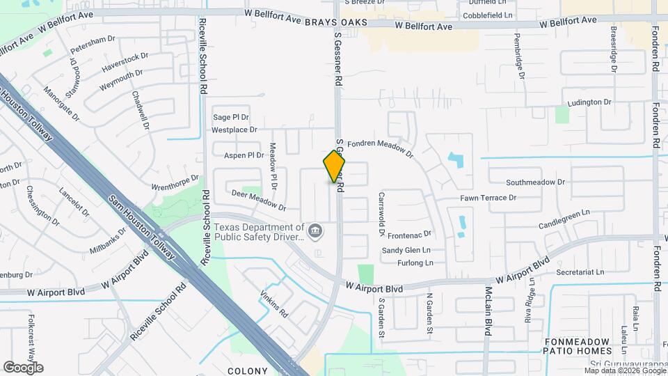 12027 Arrowhead Glen Dr Map and Location Details