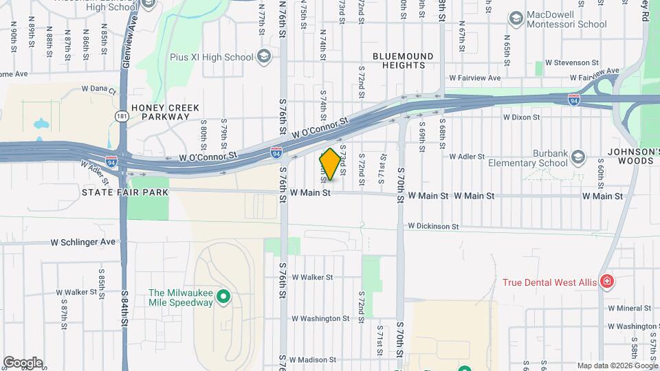 536 S 74th St Mapa y Detalles de la Ubicación