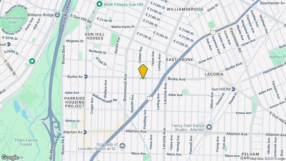 982 Burke Ave-Unit -1 Map and Location Details