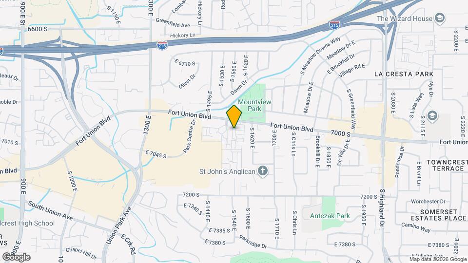 Boulder Hollow Apartments Map and Location Details
