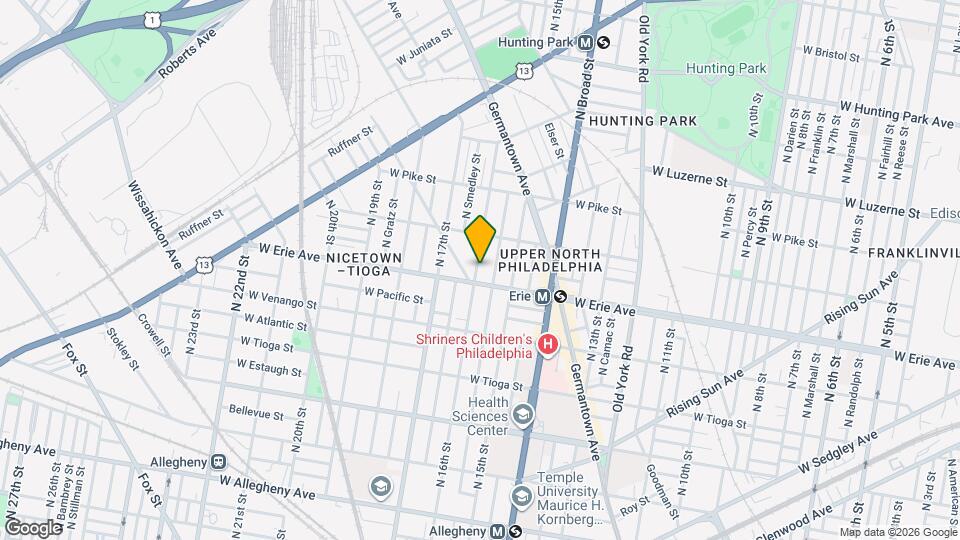 3709 N 16th St Mapa y Detalles de la Ubicación
