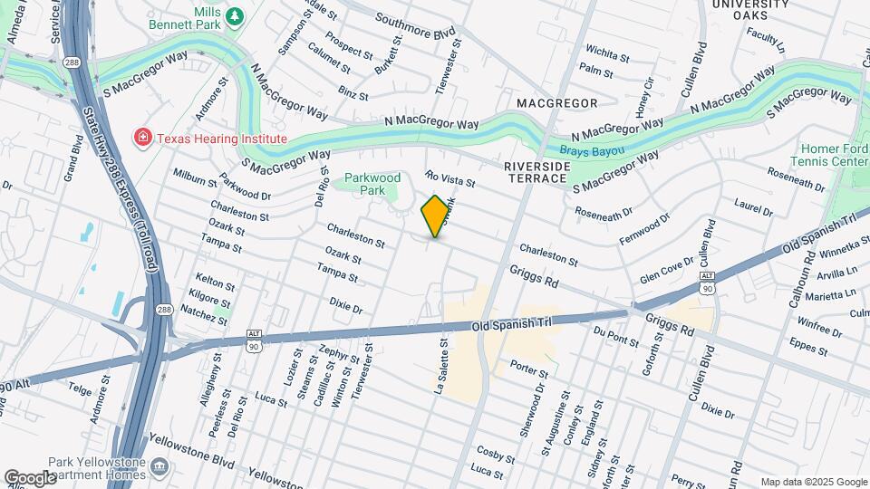 3644 Griggs Rd Map and Location Details