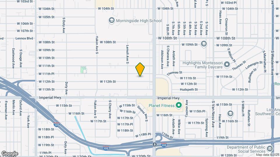 3207 W 112th St Map and Location Details