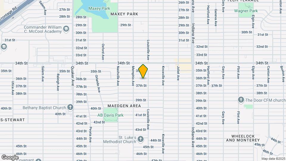 3705 36th St Map and Location Details