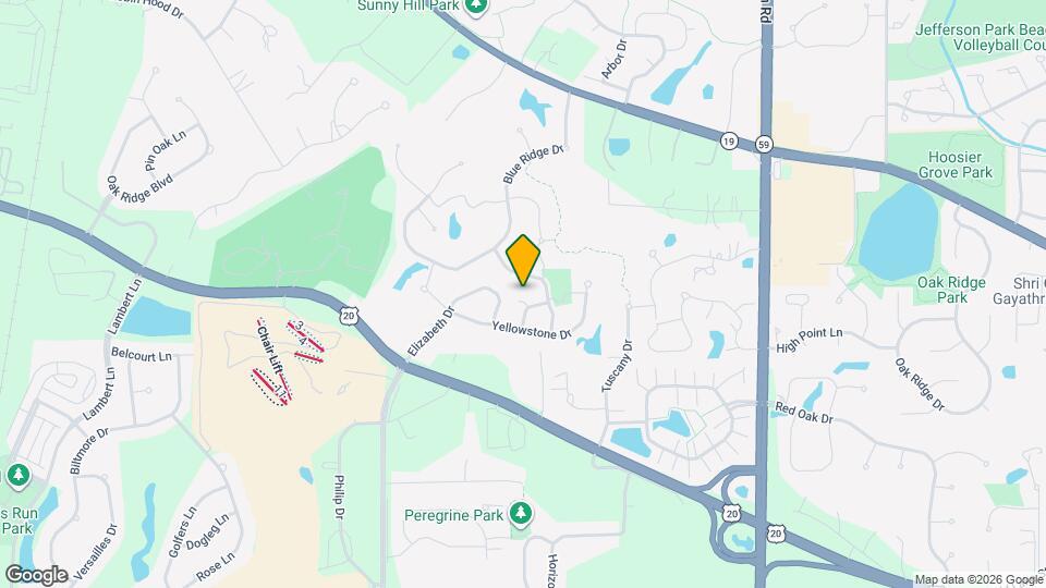 922 Kings Canyon Dr Map and Location Details