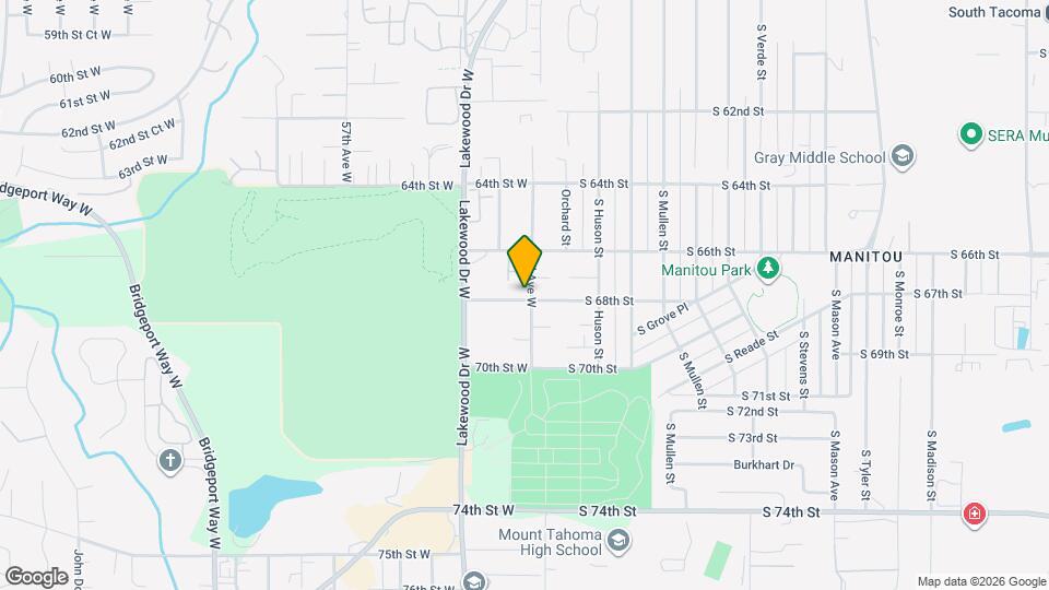 6628 52nd Ave W Map and Location Details